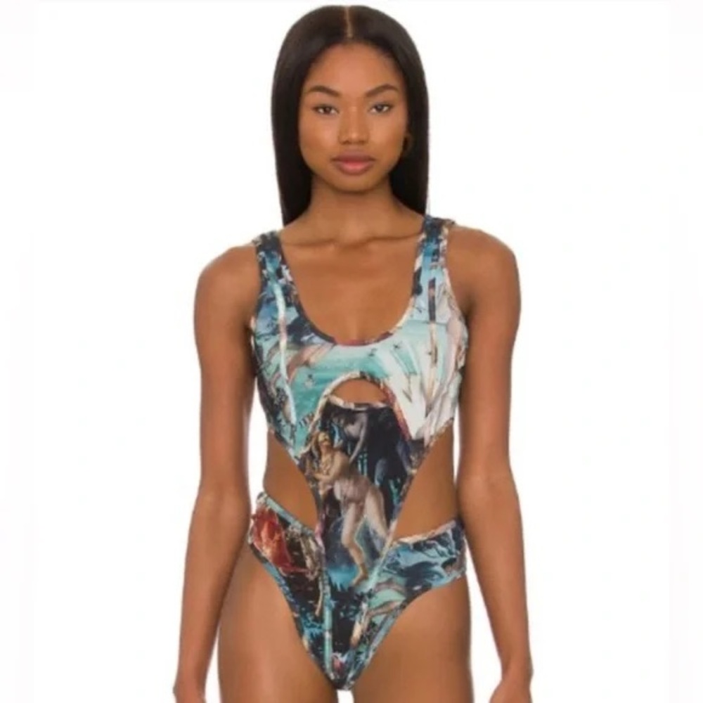 Genevieve Bodysuit in Multi Renaissance